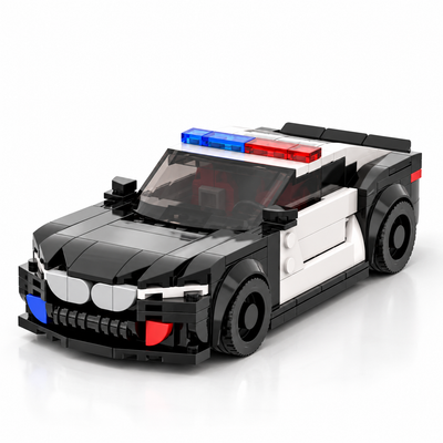 The Urban Defender: 318-Piece City Police Car DIY Construction Kit