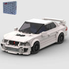 The Arctic EVO: 336-Piece High-Speed White Sports Car Construction Kit