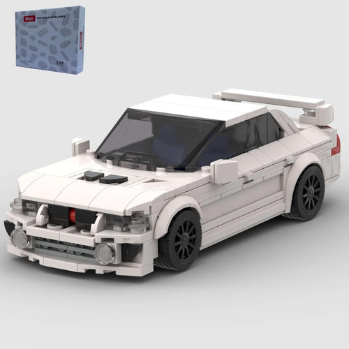 The Arctic EVO: 336-Piece High-Speed White Sports Car Construction Kit