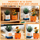 338Pcs Adventure Time Happy Plants Building Block Set - Succulent & Sunflower
