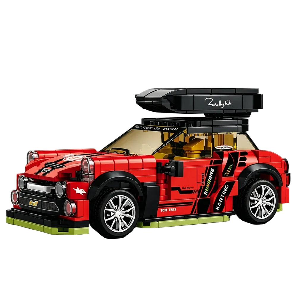 358PCS City Travel Edition Custom Car Building Blocks Model