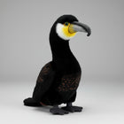 35CM Realistic Cormorant Plush Toy Cute Aquatic Bird Doll