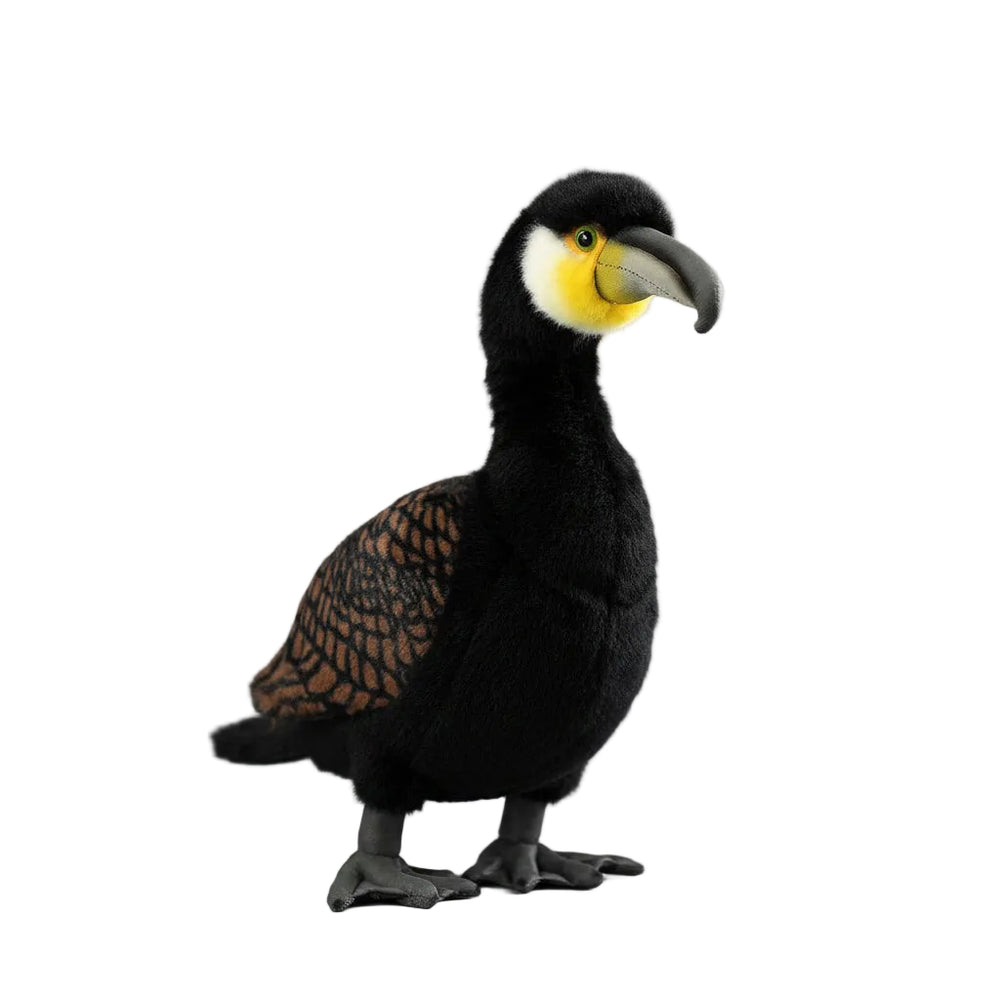 35CM Realistic Cormorant Plush Toy Cute Aquatic Bird Doll
