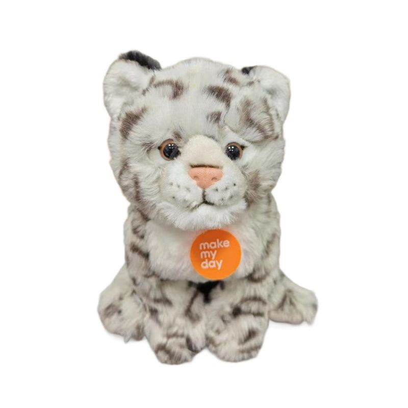 35CM Leopard Plush Toy Cute Soft Comfort Stuffed Doll