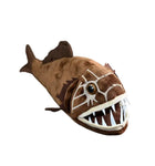 36CM Angled-Body Golden-Eyed Grouper Plush Toy Sea Animal