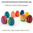 3D Printed Deformable Dragon Egg Fidget Toy & Desk Ornament