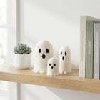 3PCS Halloween 3D Printed Ghost Spring Decor Ornaments