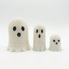 3PCS Halloween 3D Printed Ghost Spring Decor Ornaments