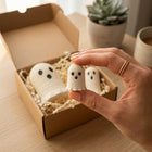 3PCS Halloween 3D Printed Ghost Spring Decor Ornaments