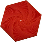 3D Printed Hexagonal Tower Fidget Kinetic Desktop Toy - Red / Side Diameter 12cm