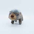 Standing, Flat-headed Plush Dog With A Squeaky Tummy And Embroidered Details