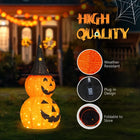 2-Pack 3FT Halloween Collapsible Pumpkin 150 LED Pop-Up Decor