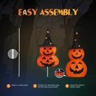 2-Pack 3FT Halloween Collapsible Pumpkin 150 LED Pop-Up Decor