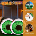 2-Pack 3FT Halloween Inflatable Lighted Green Eyes Yard Decor