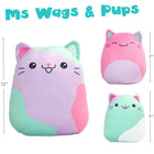 3PCS New Cat Pillow Plush Set | Cute Cartoon Stuffed Animals | Toylvia