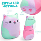 3PCS New Cat Pillow Plush Set | Cute Cartoon Stuffed Animals | Toylvia
