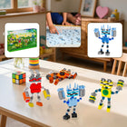 4-in-1 Singing Monster Building Blocks Set - 349Pcs Creative Figures