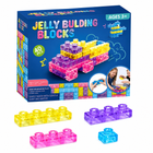 40-Piece Squishy Jelly Building Blocks Sensory Toy Set