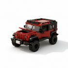 The Crimson Crawler: 405-Piece Red SUV DIY Construction Kit