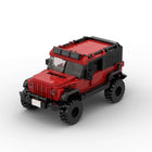 The Crimson Crawler: 405-Piece Red SUV DIY Construction Kit