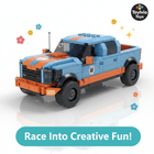 457PCS Pickup Truck Building Blocks with Travel Trailer - Toylvia™