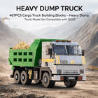 467PCS Cargo Truck Building Blocks - Heavy Dump Truck Model Set