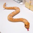 50CM Quirky Crooked Python Plush Toy Printed Snake Animal