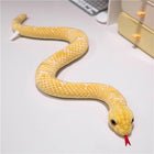 50CM Quirky Crooked Python Plush Toy Printed Snake Animal