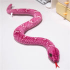 50CM Quirky Crooked Python Plush Toy Printed Snake Animal