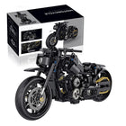 538pcs Classic Motorbike Moto Road Racer Building Blocks