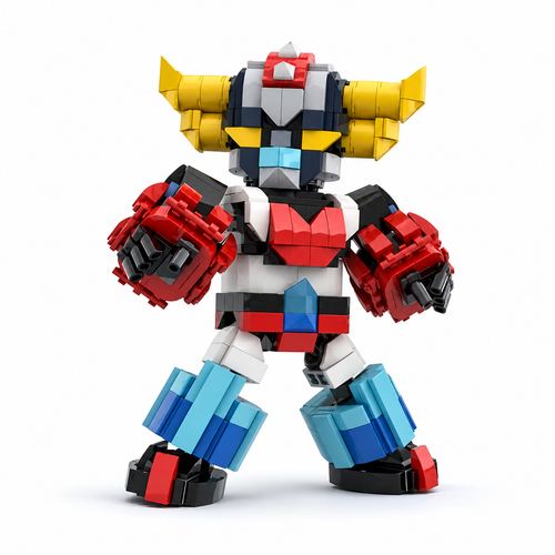MOC Mecha Robot Anime Building Block Figure - Technical Brick Model Set (132-546 PCS) | Toylvia™ - alternate view