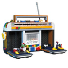 554PCS Retro Boombox Radio Building Block Set – Vintage Music Player DIY Display Model