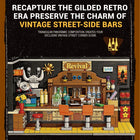 583pcs Old Bar Street Scene Building Blocks Model Kit