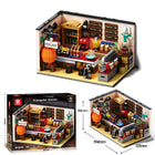 588pcs Craft Beer Bar City Building Blocks Model