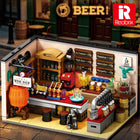 588pcs Craft Beer Bar City Building Blocks Model