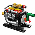 Mini Engine Building Blocks Set | Turbo Cylinder STEM Toy Kit