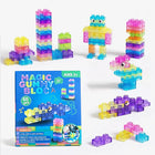 60-Piece Squishy Jelly Building Blocks Sensory Toy Set