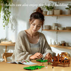 664PCS Folk Cabin Building Blocks Forest House Set
