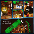 664PCS Folk Cabin Building Blocks Forest House Set