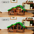 664PCS Folk Cabin Building Blocks Forest House Set
