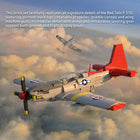 666pcs P-51 Mustang Fighter Plane Military Building Blocks Kit