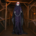 6FT Life-Size Animatronic Grim Reaper Halloween Yard Prop