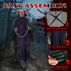 6FT Life-Size Animatronic Grim Reaper Halloween Yard Prop