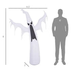 6FT Floating White Ghost Halloween Inflatable Yard Decor