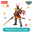 755PCS Cyber Wukong Warrior Mecha Building Blocks - Golden Staff Robot Model | Toylvia™