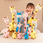 Cartoon Giraffe Simulation Plush Doll - Soft Stuffed Animal Pillow Cushion