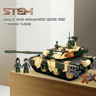 758PCS SLUBAN T90MS Main Battle Tank Military Building Blocks Model