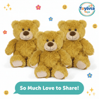 8'' Classic Stuffed Bear Plush | Baby Shower & Holiday Gift | Toylvia