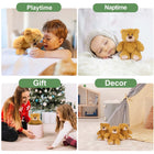 8'' Classic Stuffed Bear Plush | Baby Shower & Holiday Gift | Toylvia