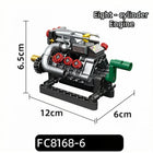 Mini Engine Building Blocks Set | Turbo Cylinder STEM Toy Kit